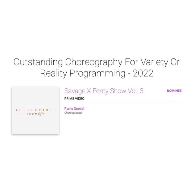 The Emmy Nominations are out!  We are very proud of our nominated clients 🥳👏🏻

Outstanding Choreography for Variety or Reality Programming - @parrisgoebel for Savage X Fenty Vol 3
.
Outstanding Choreography for Scripted Programming - @christian.jd.vincent - The Porter
. 
.
We would like to extend our congratulations to everyone nominated and good luck 💛 We know it was a tough competition 👏🏻👏🏻
.
.
.
#GTA #Go2Talent #GTAagency #GTAallday #GTAbae #GTAfam #dance #choreographer #emmy #theporters #choreogrpahy #fenty #emmynominated #goodluck #2022 #congratulations